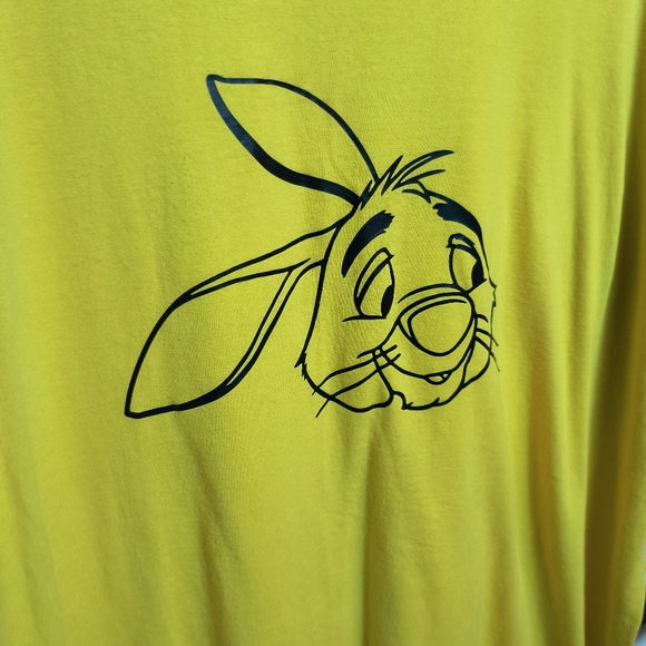 Rabbit Winnie the Pooh graphic T-shirt yellow 2X - Picture 3 of 8